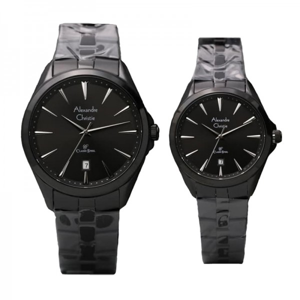 Alexandre Christie AC 8620 Full Black Couple